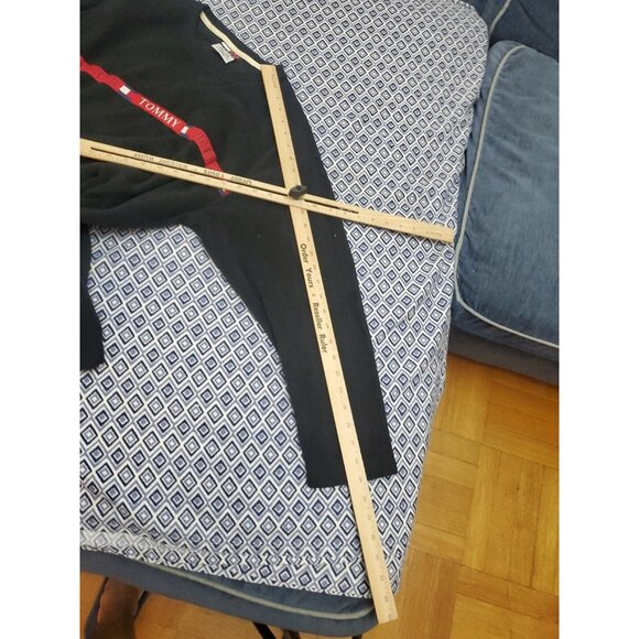 Vintage Tommy Jeans Hilfiger Sweatshirt Crewneck  Spellout Men's Size M - Picture 6 of 11